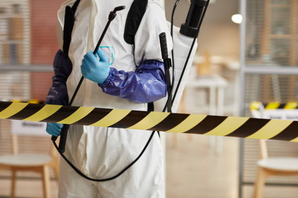 Professional Hoarding Cleanup technician working in Linden, TN